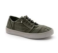 Natural World Eco - 6602E Men's Trainers - Organic Cotton Canvas Shoes - 100% EcoFriendly - Green Color