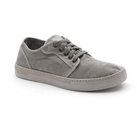 Natural World Eco - 6602E Men's Trainers - Organic Cotton Canvas Shoes - 100% EcoFriendly - Light Grey Color