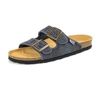 Natural World Eco - 7001E - Dyed Fabric Vegan Sandals for Men and Women - Dark Blue Color