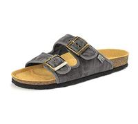 Natural World Eco 7001E Vegane Sandalen, gefärbt, Stoff, für Damen und Herren, modischer Stil, grau, 45 EU