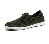 Natural World Sneaker 303E Nautico Enzimatico ausgewaschen Kaki Größe 45