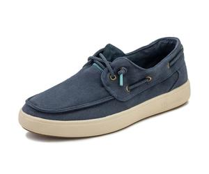 Natural World - Oster - Herren Schlupfschuh im Bootsschuh-Style - Dunkelblau ..., Gr. 41