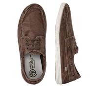 natural world Vegan Herren Halbschuh washed - Old Elbrus Braun (Cafe Grano) 43