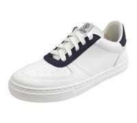 Natural World - Vintage - Kinder Retro-Sneaker - Weiß/Dunkelblau (Marino), Gr. 38