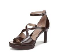 Naturalizer Alicia Ankle Strap Dress Shoes, Cappuccino braunes Kunstleder, 6.5 Wide