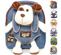 Naturally KIDS Kleiner Rucksack mit Kuscheltier Hund Plüschtier - Jungen Rucksack - Spielzeug für Kinder im Alter von 3 4 5 6 7 Spielzeug für 3 Jahre