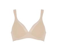 Naturana BH Damen ohne Bügel Cup A-D 100% Angenehm Dank extra Softer Schalen I BH ohne Bügel mit nahtlosen Cups - Ideal unter Blusen & T-Shirts Damen BH für maximalen Halt 95 Nude B