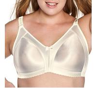 Naturana® Minimizer BH ohne Bügel [Cup B-G] I Maximaler Halt Dank durchdachter Schnittführung & Breiten Trägern I BH Minimizer für eine optisch kleinere Cupgröße 90 Champagner D