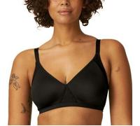 Bügelloser BH NATURANA "Modern Minimizer", Damen, Gr. 85, Cup B, schwarz, Obermaterial: 80% Polyamid, 20% Elasthan, unifarben, bequem, BHs, verstellbare Träger, ohne Bügel, feminin, bequem (87258602-8