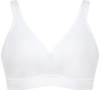 Bügelloser BH NATURANA "Athleisure", Damen, Gr. 95, Cup C, weiß, Obermaterial: 95% Baumwolle, 5% Elasthan, BHs (66172446-95) weiß