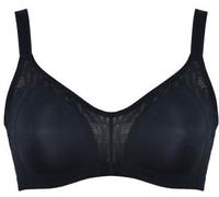 NATURANA BH Powerlace Minimizer Sidesmoother Soft Bra Schwarz B 90 Damen