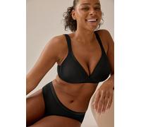 Naturana Bügelloser BH "The Wednesday" 1 Stk. mit Schale, Glanzband, breite Träger, weich, bequem, ohne Bügel (73111403-90)