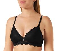 Naturana Damen 5194 Gepolsterter BH, Schwarz, 65A