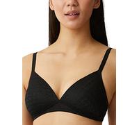 Naturana Damen Gepolsterter Softcup-BH Schwarz 38A, Schwarz, 85A