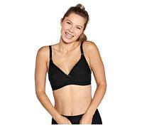 Naturana Damen Still-BH Cotton Nursing Bra, Schwarz, Gr. 75G (Herstellergröße: 34F)