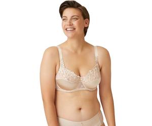 Naturana® Hochwertiger Damen BH mit Bügel [Cup B-E] BH sehr guter Halt bei schönem Dekolleté | 80 Light Beige C
