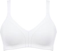 Minimizer-BH NATURANA "Minimizer", Damen, Gr. 75, Cup D, weiß, Obermaterial: 86% Polyamid, 14% Elasthan, unifarben, Basic, BHs Minimizer-BH, Shaping-Effekt, breite Träger, basic, ohne Bügel, bequem (6