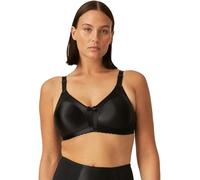 Naturana® Minimizer BH ohne Bügel [Cup B-G] I Maximaler Halt Dank durchdachter Schnittführung & Breiten Trägern I BH Minimizer für eine optisch kleinere Cupgröße 105 Schwarz C