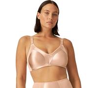 Minimizer-BH NATURANA "Solutions", Damen, Gr. 75, Cup D, beige (light beige), Obermaterial: 93% Polyamid, 7% Elasthan, leicht glänzend, unifarben, BHs Minimizer-BH, Shaping-Effekt, breite Träger, femi