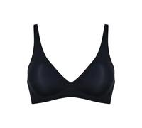 Schalen-BH NATURANA "The Sunday", Damen, Gr. M, N-Gr, schwarz, Obermaterial: 68% Polyamid, 32% Elasthan. Futter: 100% Polyester, unifarben, BHs, ohne Bügel, weich, bequem, basic, verstellbare Träger (