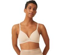 Bügelloser BH NATURANA "Soft Cup", Damen, Gr. 90, Cup B, beige (light beige), Obermaterial: 89% Polyamid, 11% Elasthan. Futter: 100% Polyester, unifarben, sehr bequem, BHs, mit Schale, ohne Bügel, wei