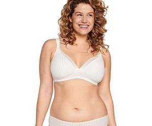 Naturana Streifen Soft-BH mit Schale - 5247 95 Ecru A