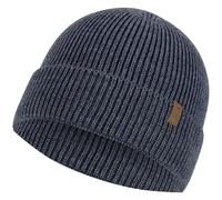 Nature Lomuo Merino Herren Mütze, blau