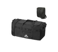 Naturehike Faltbare Reisetasche mit Rollen, 88L Große Reisetasche, 72 x 35 x 35 cm Schwimmtasche Saunatasche für Camping, Wandern, Autofahrten, Angeln (Schwarz)