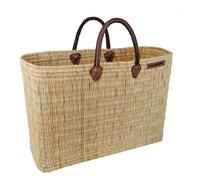 NATUREHOME Korbtasche Marktkorb Strandtasche mit 2 Henkeln