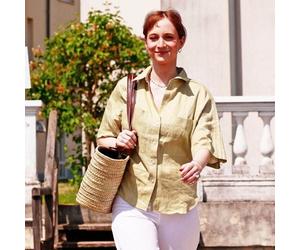 NATUREHOME Korbtasche Strandtasche Einkaufstasche Marktkorb