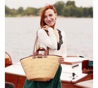 NATUREHOME Schultertasche Strandtasche Einkaufskorb Shopper