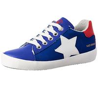 Naturino Annie Hybrid Zip Gymnastikschuh, Azure White Red, 21 EU