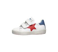 Naturino Annie VL Kinderschuhe, White-Red-Azure, 21 EU, White Red Azure, 21 EU