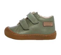 Lauflernschuh NATURINO "Amur", Kinder, Gr. 25, grün, Nappaleder, casual, Schuhe, Babyschuh, Klettschuh mit Wollfutter, Größenschablone zum Download (96782323-25) grün