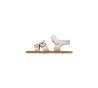 Naturino Barfußsandalen aus Leder, weiß- 28