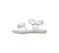 NATURINO BEGONIA-Sandalen aus Leder mit applizierter Blüte weiß 26