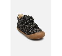 Naturino Cocoon VL-Lauflernschuhe aus Veloursleder mit Pony-Print-Schwarz, schwarz 25