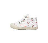 Naturino Girl's Cocoon Crib Shoe, Weiß Fuchsia Fluo, 27 EU