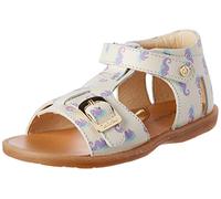 Naturino Jungen Mädchen Quarz Sandalen mit Klettverschluss, Weiß Milk, 20 EU