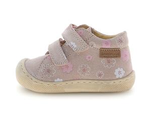 Naturino - Kid's Barefoot Amur VL Suede Printed - Barfußschuhe, Gr. 21, braun (Rose/Flower)