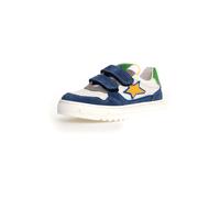Naturino HESS 3 VL. Suede/Calf Azure-White-Green Krippenschuh, Azzurro, 28 EU