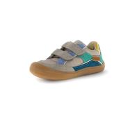 Klettschuh NATURINO "BAREFOOT KESY", Kinder, Gr. 31, sand multicolor, Textil, Veloursleder, Schuhe Klettschuh, Halbschuh mit Print, Größenschablone zum Download (95726618-31) sand multicolor