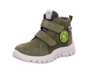 Naturino Klettstiefel für Jungen, grün, Größe 33 EU