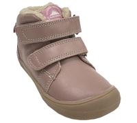 Naturino Knautschige Winterstiefel aus Leder + Wollfutter Barefoot * Spinni * (Rose, Maße siehe Tabelle, EU Schuhgrößensystem, Kleinkind, Numerisch, M, 26)
