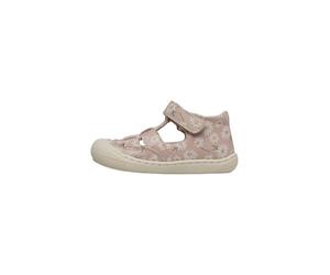 Naturino Lauflernsandalen aus Leder mit Margeritenprint, Rosa 26