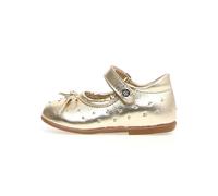 Naturino Leder-Ballerinas "Bunnyhops" in Gold - Größe 21 | Baby Schnuerschuh