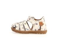 Naturino Leder-Halbsandalen "See" in Creme - Größe 32 | Kindersandalen