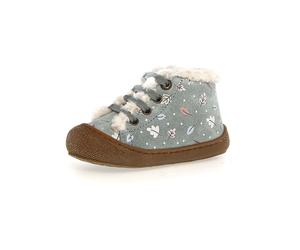Naturino Leder-Lauflernschuhe "Lallit" in Grau - Größe 18 | Lauflernschuhe