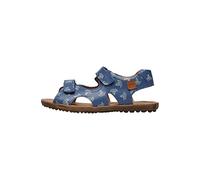 Naturino SKY-Sandale aus Leder mit Boots-Print azurblau 31