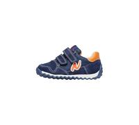 Naturino Sneaker aus Leder und Stoff, Orange-Blau 32